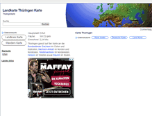 Tablet Screenshot of landkarte-thueringen.org